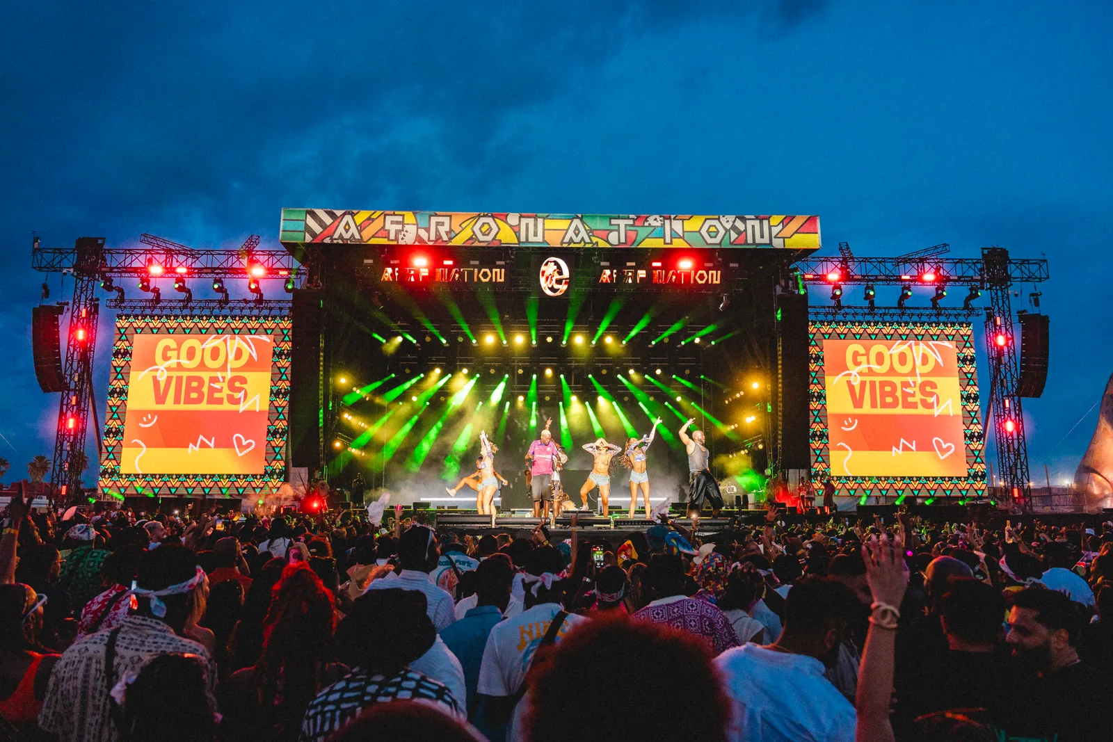 Afro Nation Portugal main stage, 2024