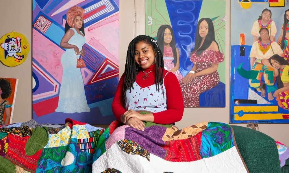 Mesoma Onyeagba's Quilts Hang in the Finnish Consulate. This Is How Craft Becomes Canon.