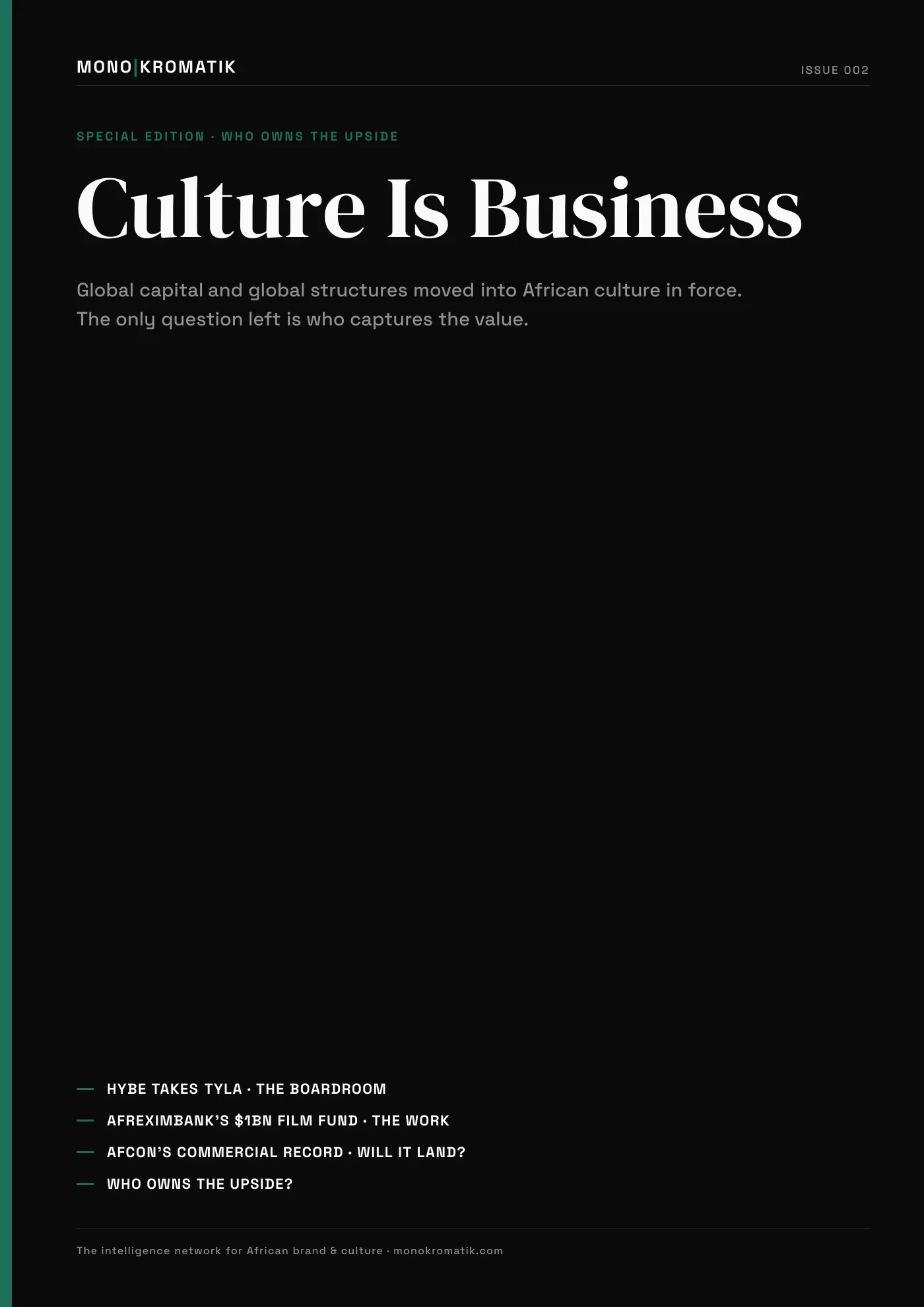 Culture Is Business — cover